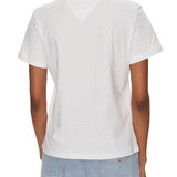 Regular fit essential t-shirt with TJ logo print - NY white