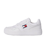 TJM Retro basketball style sneakers in white