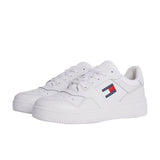 TJM Retro basketball style sneakers in white