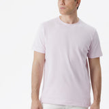 T-shirt in cotone elasticizzato lilla