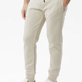Pantalone jogger in cotone sabbia