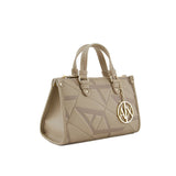 Borsa a tracolla logo all over beige