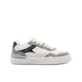 Sneakers suede/mesh bianco/nero