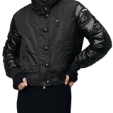 Giubbino stile bomber Ames nero