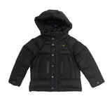 Piumino con zip e cappuccio Chisholm junior nero