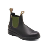 Stivaletto Chelsea #519  marrone/verde