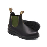 Stivaletto Chelsea #519  marrone/verde