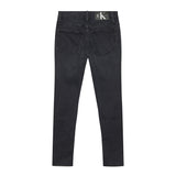 Jeans teen slim washed black denim