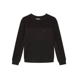 Girocollo kids 3 texture monogram nero