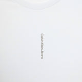 T-shirt teen minimalistic logo bianco