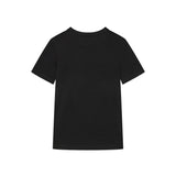 T-shirt teen grafica colore a contrasto nero