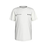 T-shirt teen grafica colore a contrasto bianco