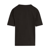 T-shirt con dettaglio in velluto nero