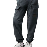 Pantalone cargo essential grigio