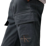 Pantalone cargo essential grigio