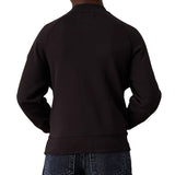 Felpa Kids con logo sul collo nero