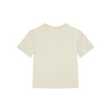 T-shirt teen logo boxy beige