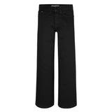 Jeans kids wide leg black denim