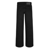 Jeans kids wide leg black denim