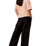 Pantalone teen cargo utility nero