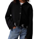 Cardigan logo monogram nero