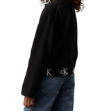 Cardigan logo monogram nero