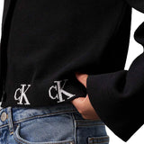 Cardigan logo monogram nero