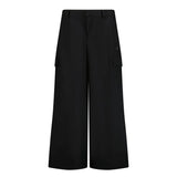 Pantalone cargo dry knit nero