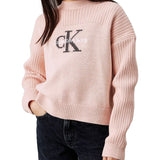 Girocollo teen maniche raglan monologo rosa