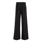 Pantalone kids palazzo con pinces nero