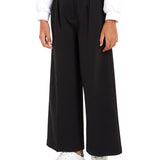 Pantalone kids palazzo con pinces nero