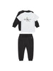 set-composto-da-t-shirt-felpa-e-pantaloni-monogram-nero