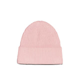 Cappello a costine monogram rosa