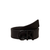 Cintura double-face con logo monogram nero