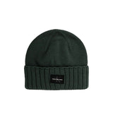 Cappello mono logo patch verde