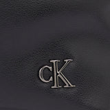 Borse tote con logo in rilievo nero