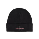 Cappello mono logo frontale nero