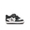 sneakers-neonato-con-chiusura-a-velcro-con-logo-nero-bianco