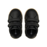 Sneakers kids con chiusura a velcro con logo posteriore nero