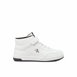 Sneaker alta junior bianco