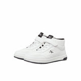 Sneaker alta junior bianco