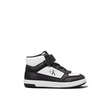 Sneaker alta kids nero/bianco