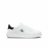 Sneakers junior in ecopelle bianco/nero