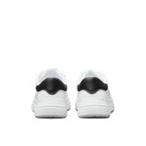 Sneakers junior in ecopelle bianco/nero