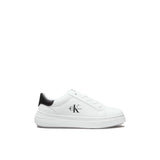 Sneakers kids  in ecopelle bianco/nero