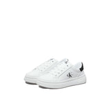 Sneakers kids  in ecopelle bianco/nero