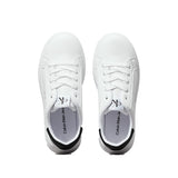 Sneakers kids  in ecopelle bianco/nero