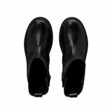 Stivaletto junior da bambina in pelle nero