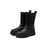 Stivaletto kids da bambina in pelle nero