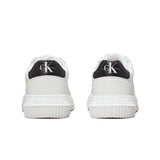 Sneakers con caviglia colorata con logo bianco/nero